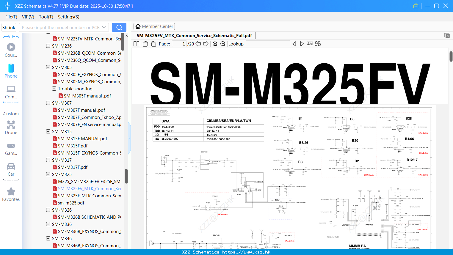 Samsung SM-M325FV_MTK_Common_Service_Schematic_Full